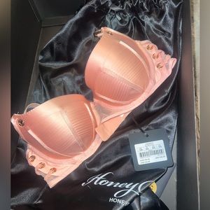 Honey Birdette “Jerry” bra in blush-pink (32D)